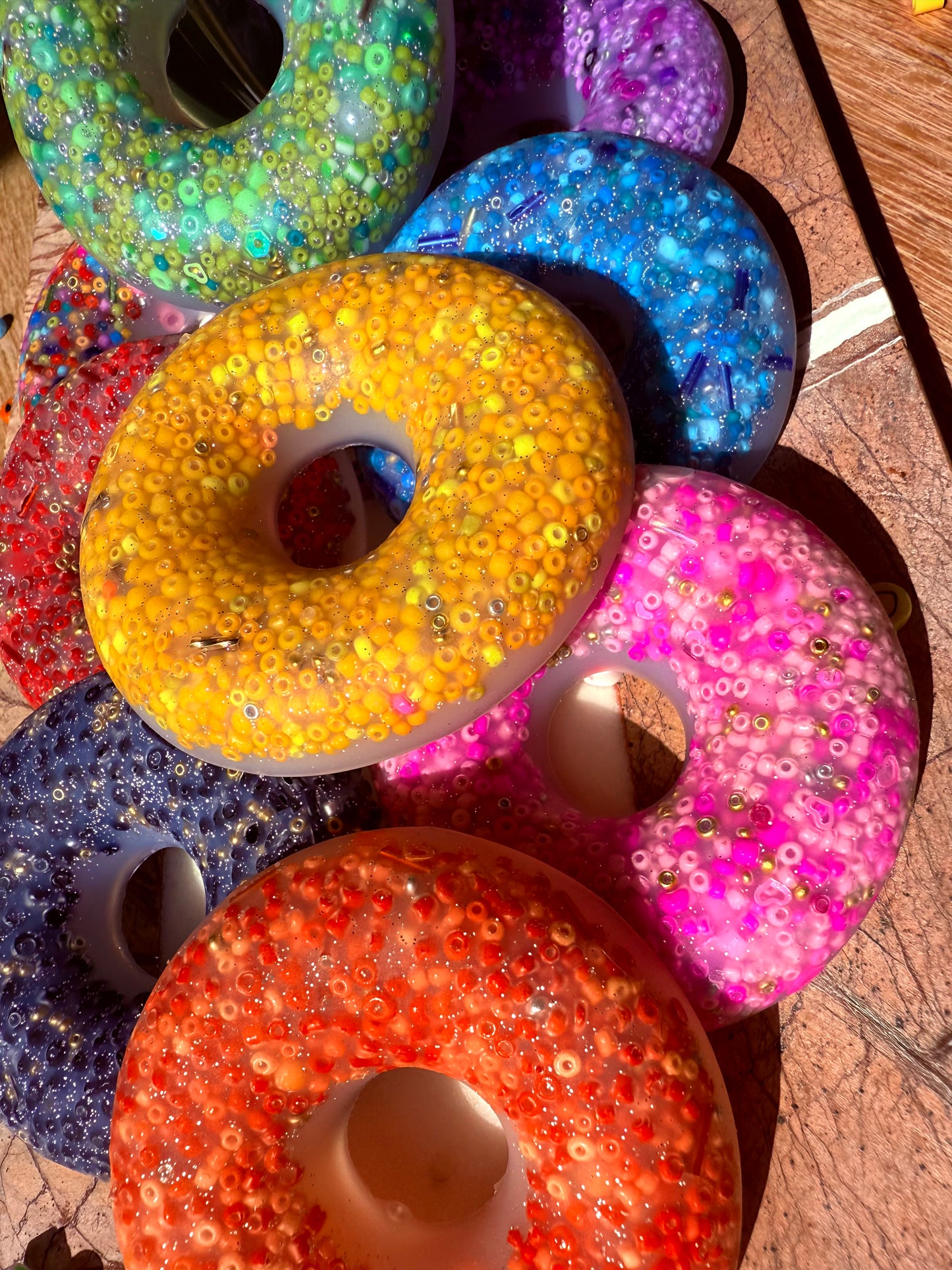 DOUGHNUT Picky Pad | Easter |8 Colours | Latex Free | Neurodiverse Stimming | Nail Skin Hair Picking distraction | Stress | Fidget UK