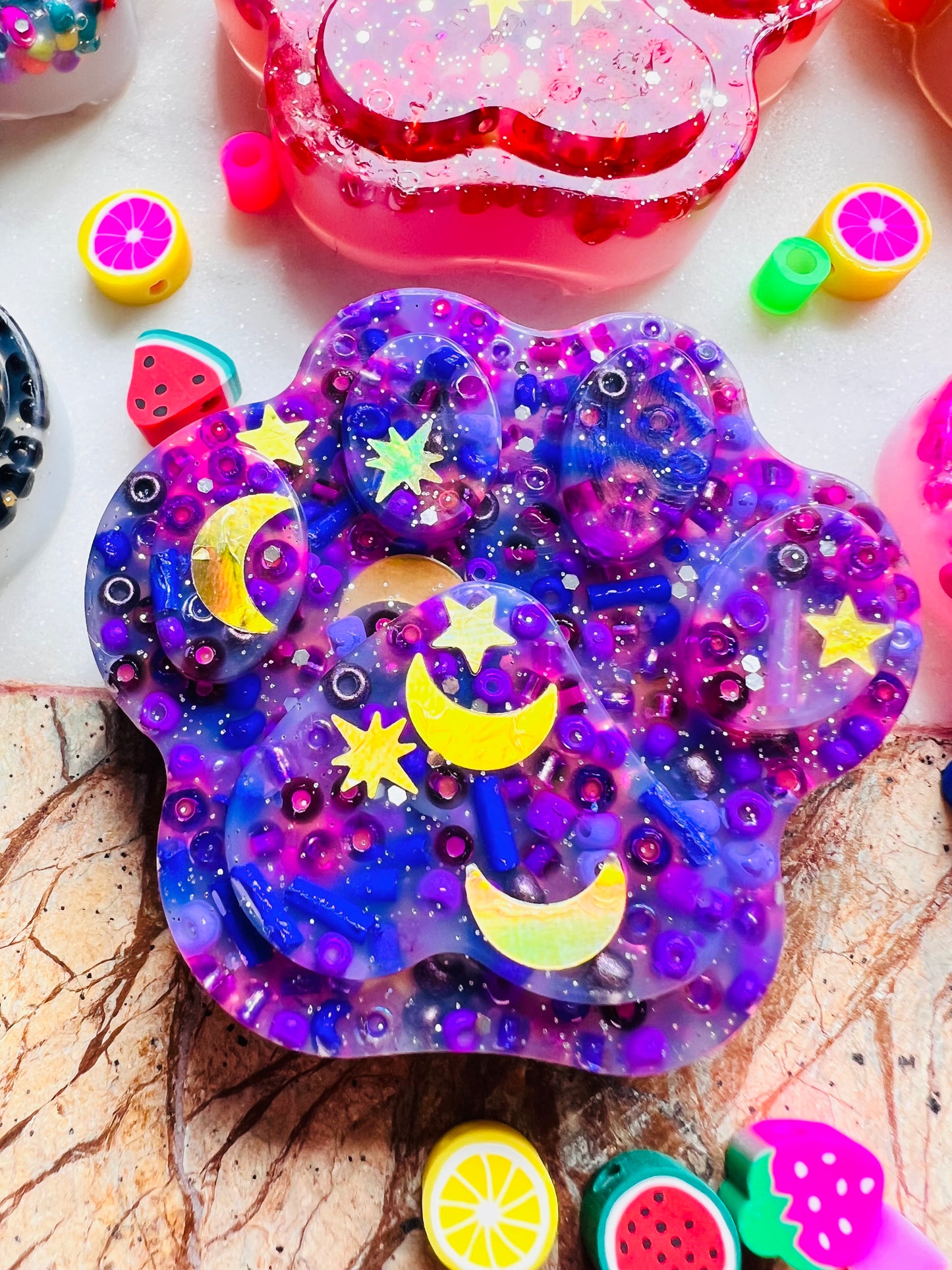 ANIMAL PAW Picky Pad | Easter | 8 Colour Neurodiverse Stimming Distracting Nail Skin Picking Stress Fidget Aid Latex free Made UK