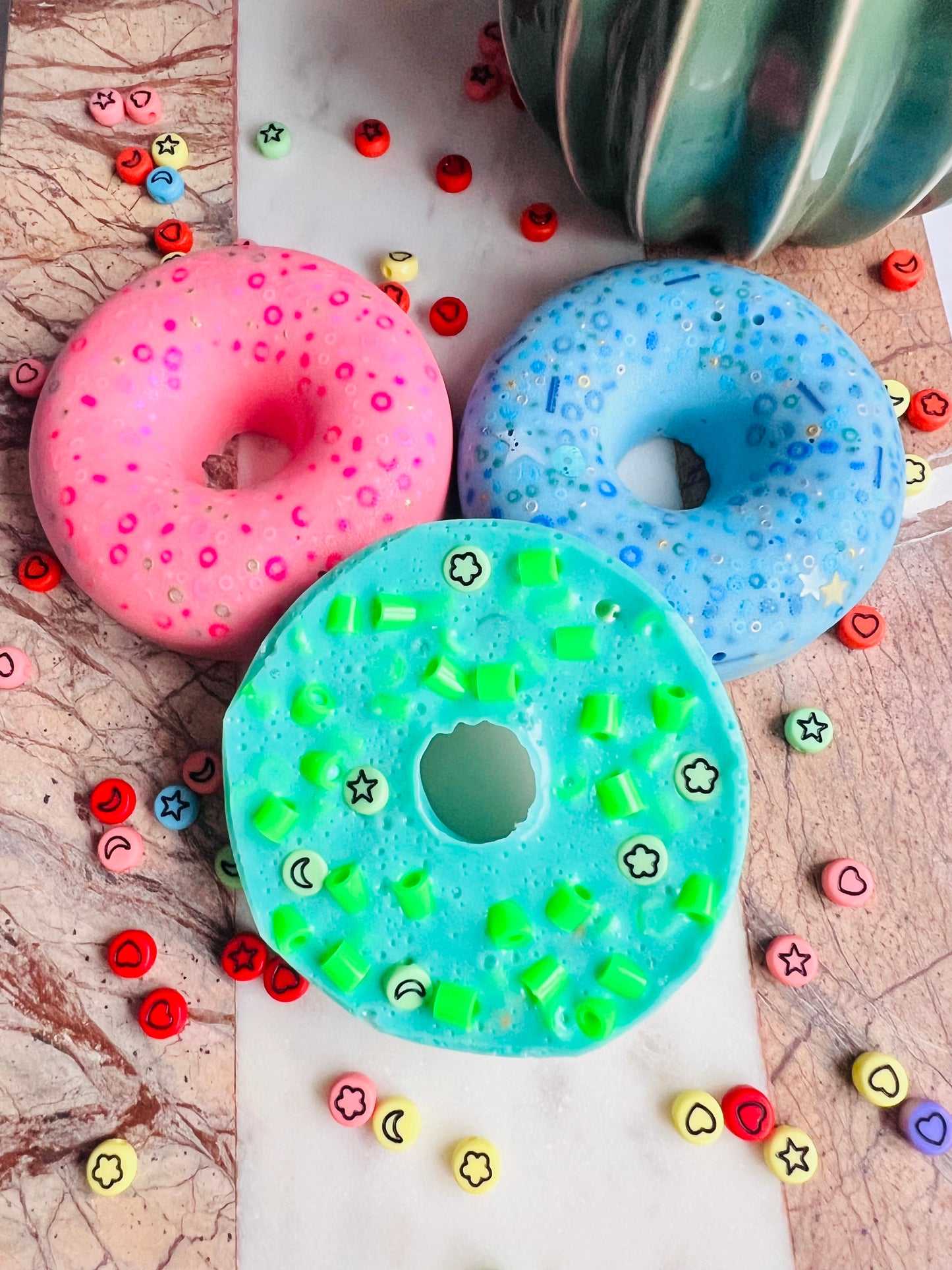 REMELTABLE 'DOUGHNUT' picky pad | Reusable | 9 Colour options |Easter | Latex Free| Neurodiverse  Distracting Nail Skin Picking Stress
