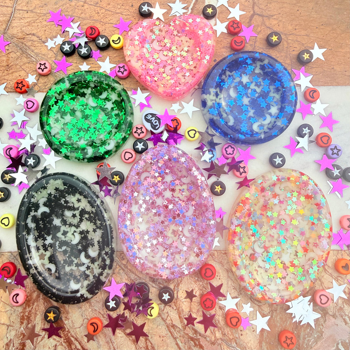 Glow in the Dark Fidget Stone | Worry Stone Gift | Stim Experience | Discrete | Sensory