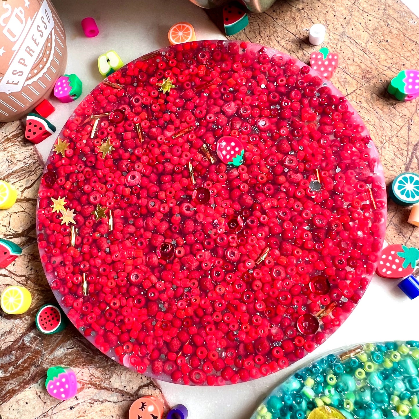 red picky pad circle.