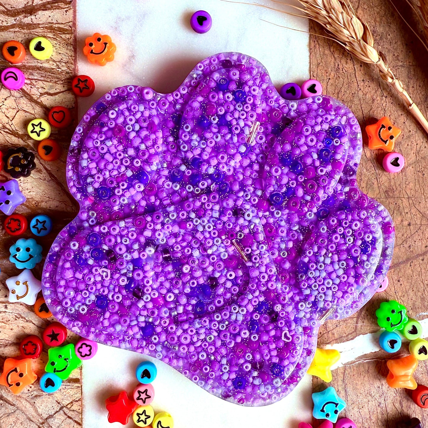 Large purple animal paw shaped picky pad 