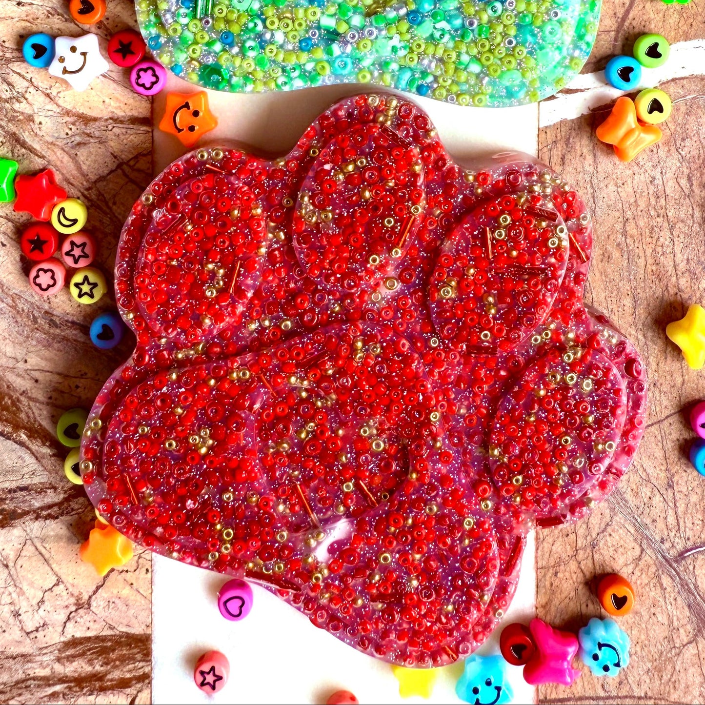 Colour options for large animal paw picky pad sensory fidget toy