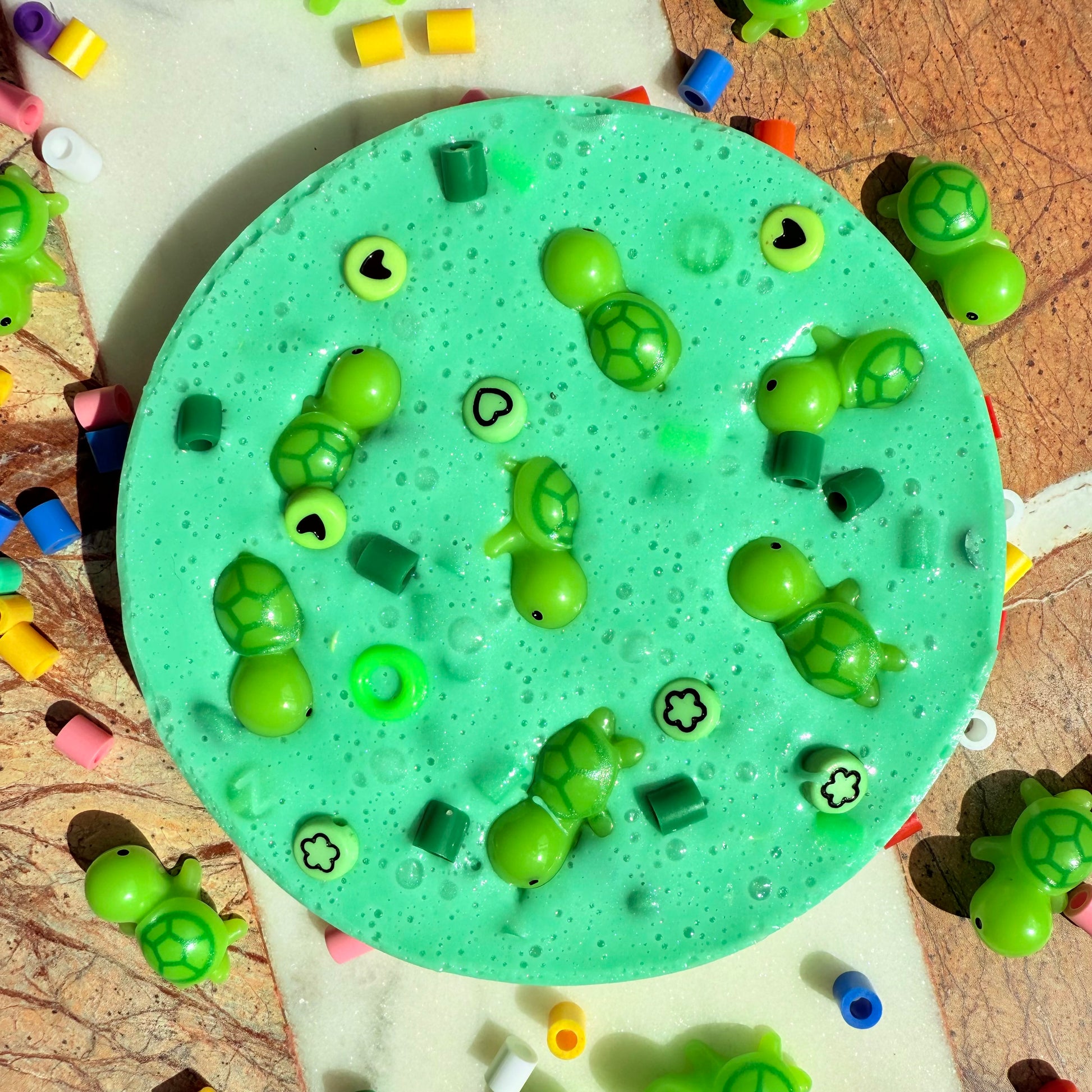 Remeltable turtle picky pad sensory fidget toy 