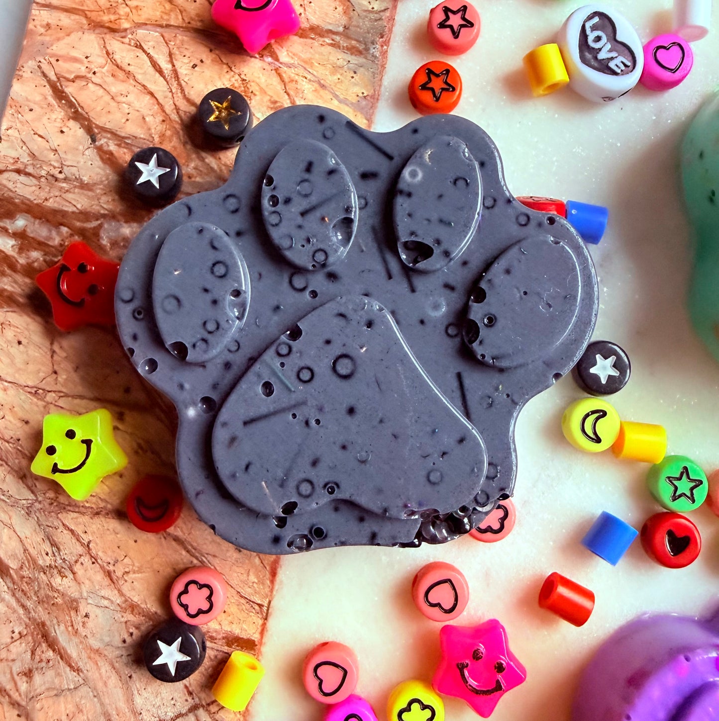 Reusable black picky pad sensory fidget toy