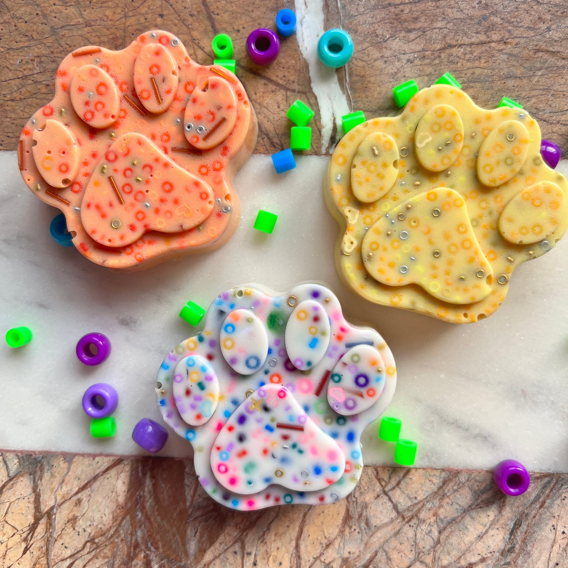 Animal paw shaped remeltable picky pad sensory fidget toy 